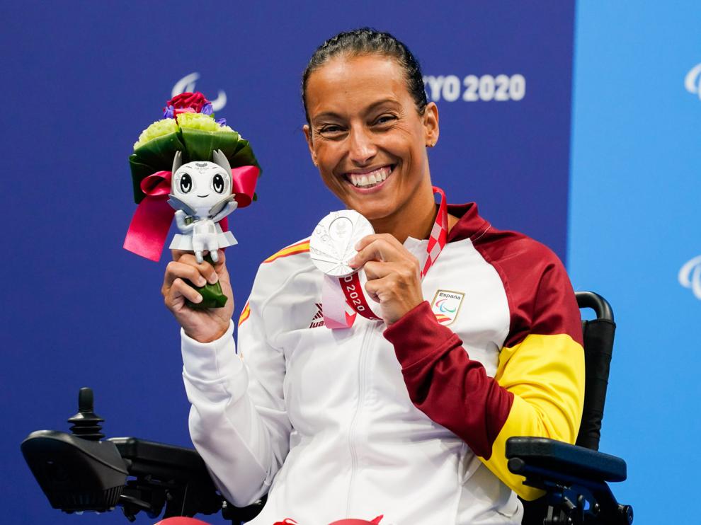 Teresa Perales, medalla de plata en de los 50 m espalda en los Juegos Paralímpicos Tokio 2020