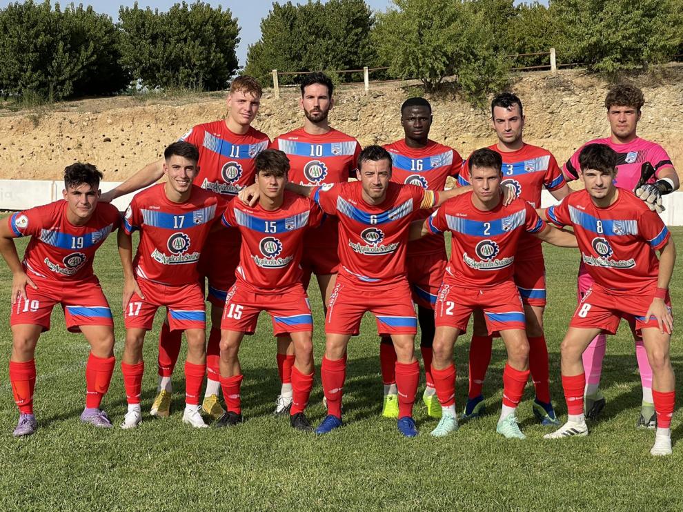 Una alineación del Sariñena en la presente pretemporada