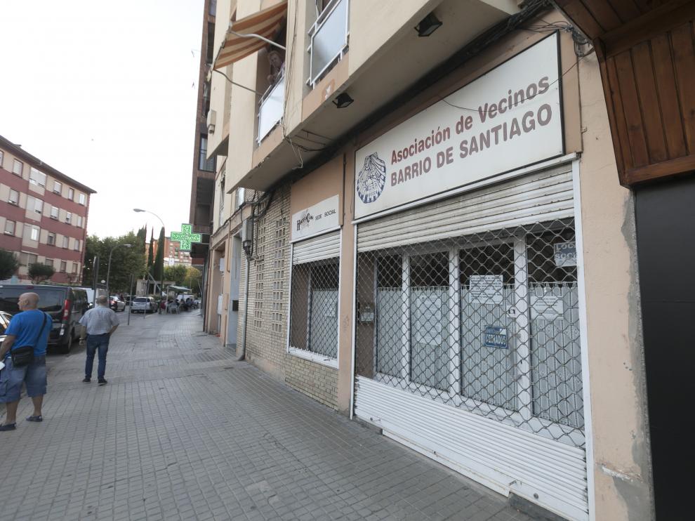 Local de la Asociación de Vecinos del Barrio de Santiago.