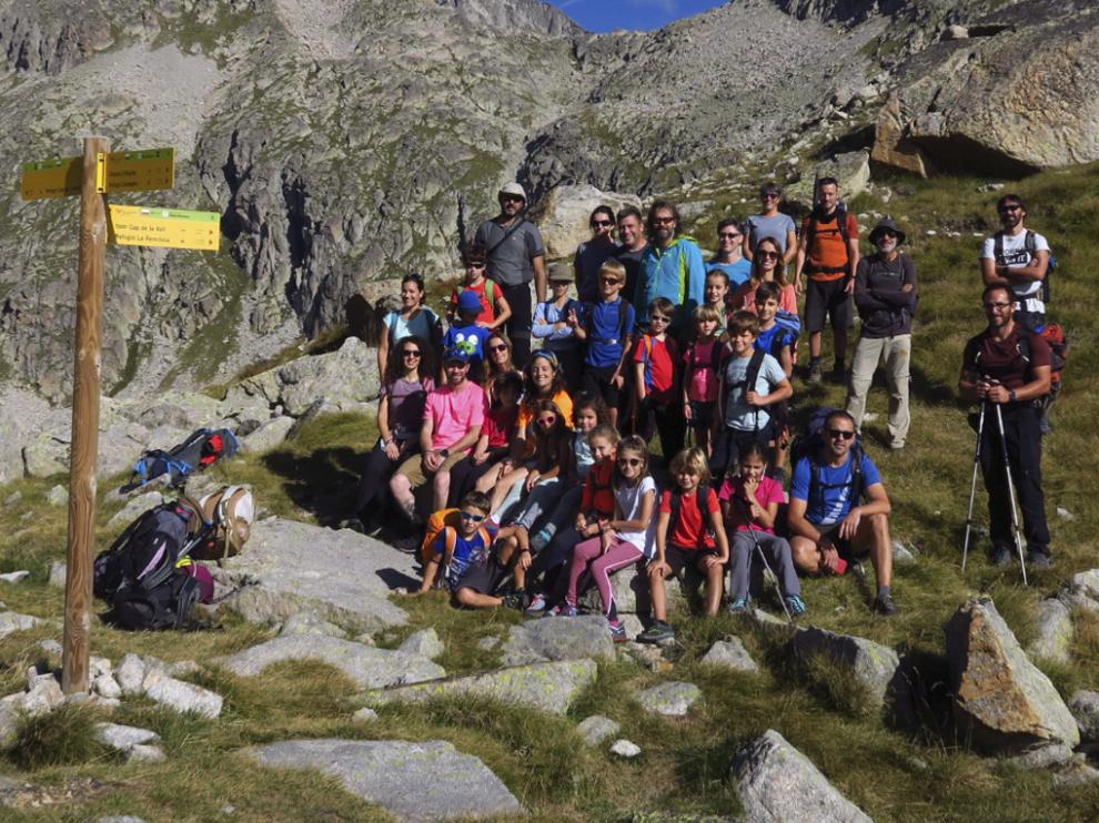 Pequeños y grandes disfrutaron de una ruta de alta montaña.