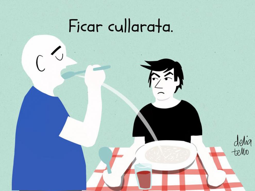 Una de las frases ilustradas del libro.