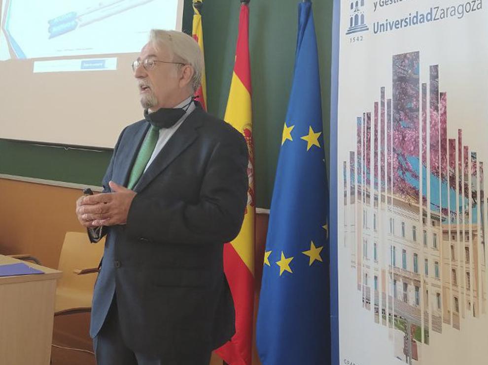 José María Subero, durante el curso de verano de la UIMP y UZ sobre la Administración Pública.
