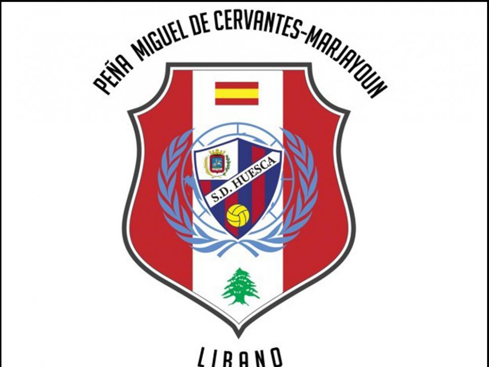 Logo de la Peña Oscense Miguel de Cervantes-Marjayun.