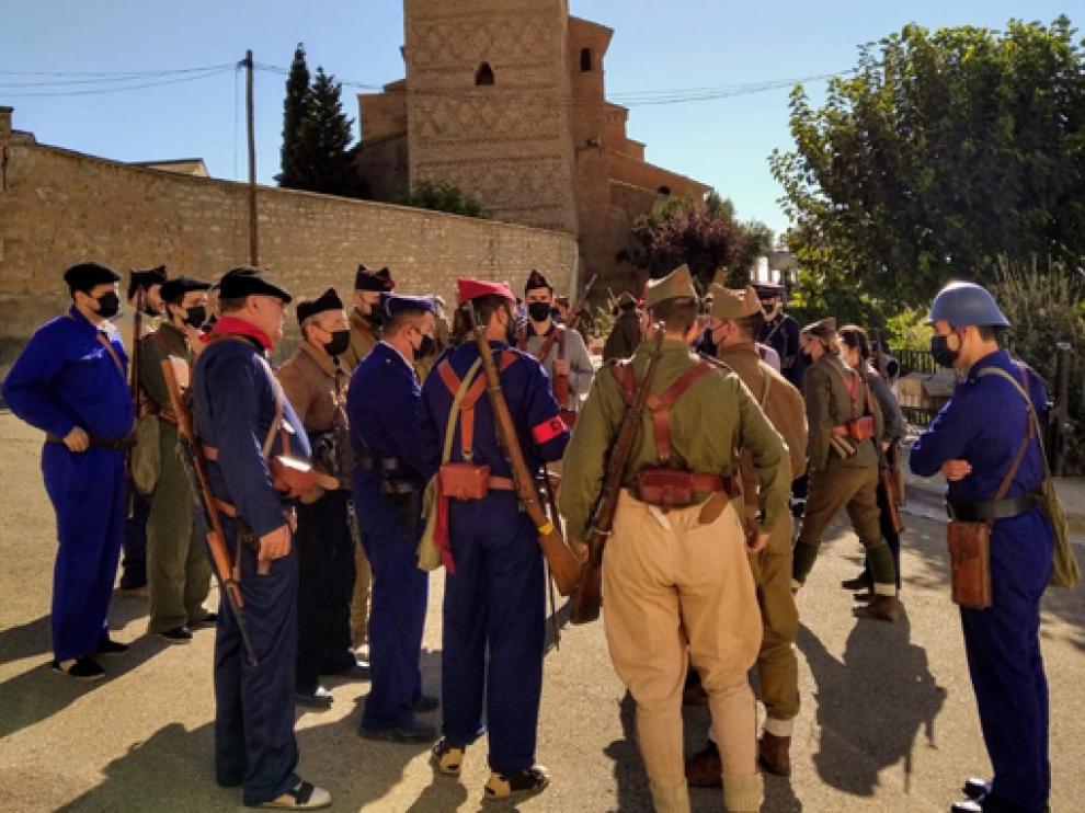 Alcubierre retrocedió hasta la Guerra Civil durante el fin de semana gracias a las recreaciones históricas.