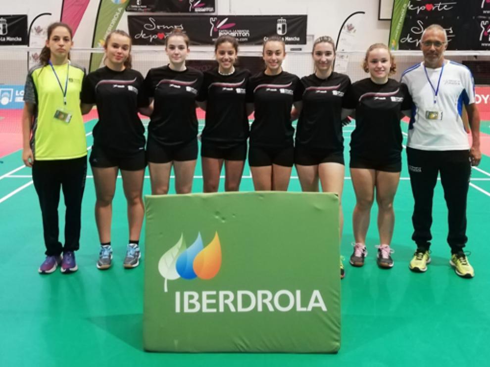 Equipo del Huesca La Magia que compitió en Toledo.