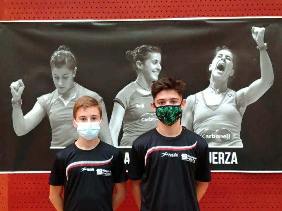 Raúl Bergua y Gonzalo Isabal, la pasada semana en el CAR de Madrid.