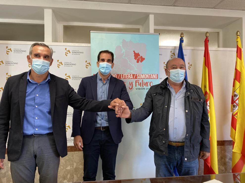 Los presidentes de las tres comarcas han marcado unos objetivos comunes.