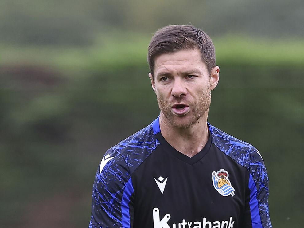 Xabi Alonso entrenador de la Real Sociedad B.