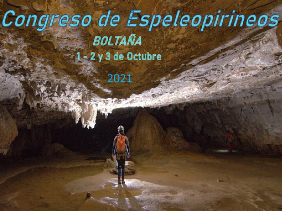 Cartel del congreso de Espeleología