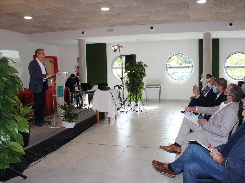 El secretario general para el Reto Demográfico, Francesc Boya, en la apertura de las jornadas.