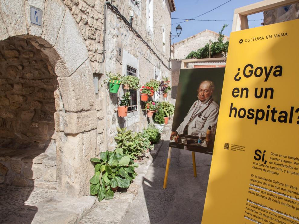 La exposición ¿Goya en un hospital? se podrá ver este sábado y domingo en Villanueva de Sijena.