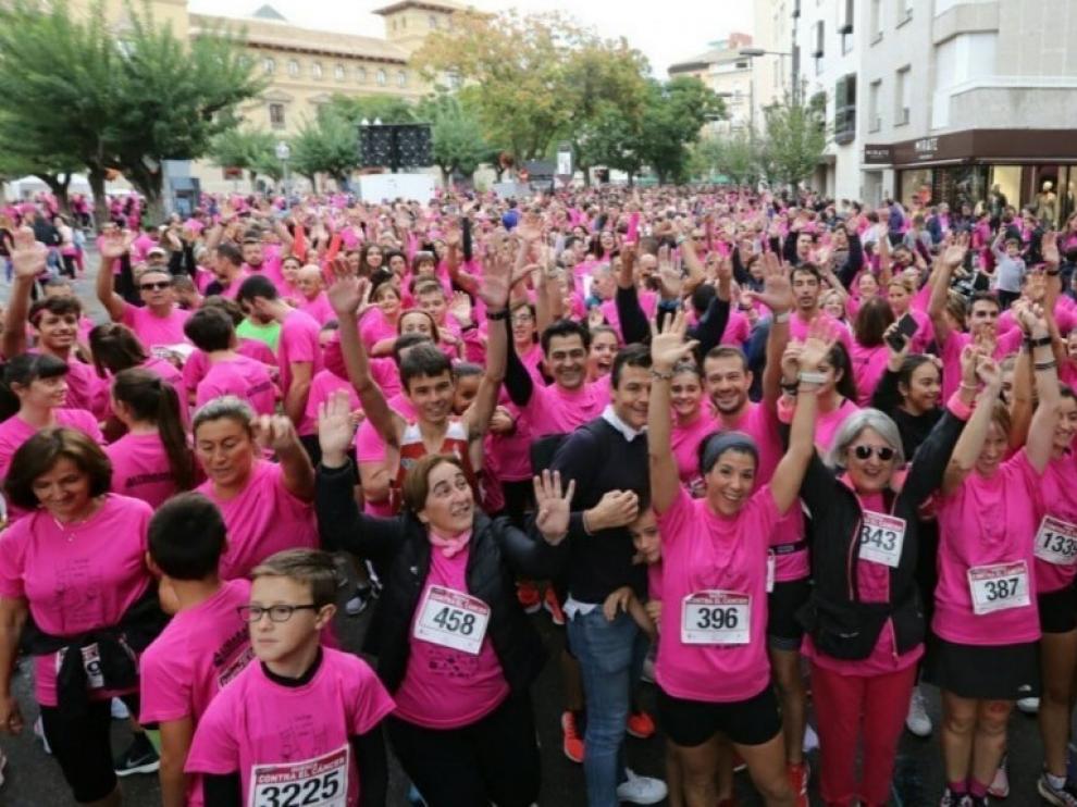 Edición anterior de la carrera ‘Huesca contra el cáncer’