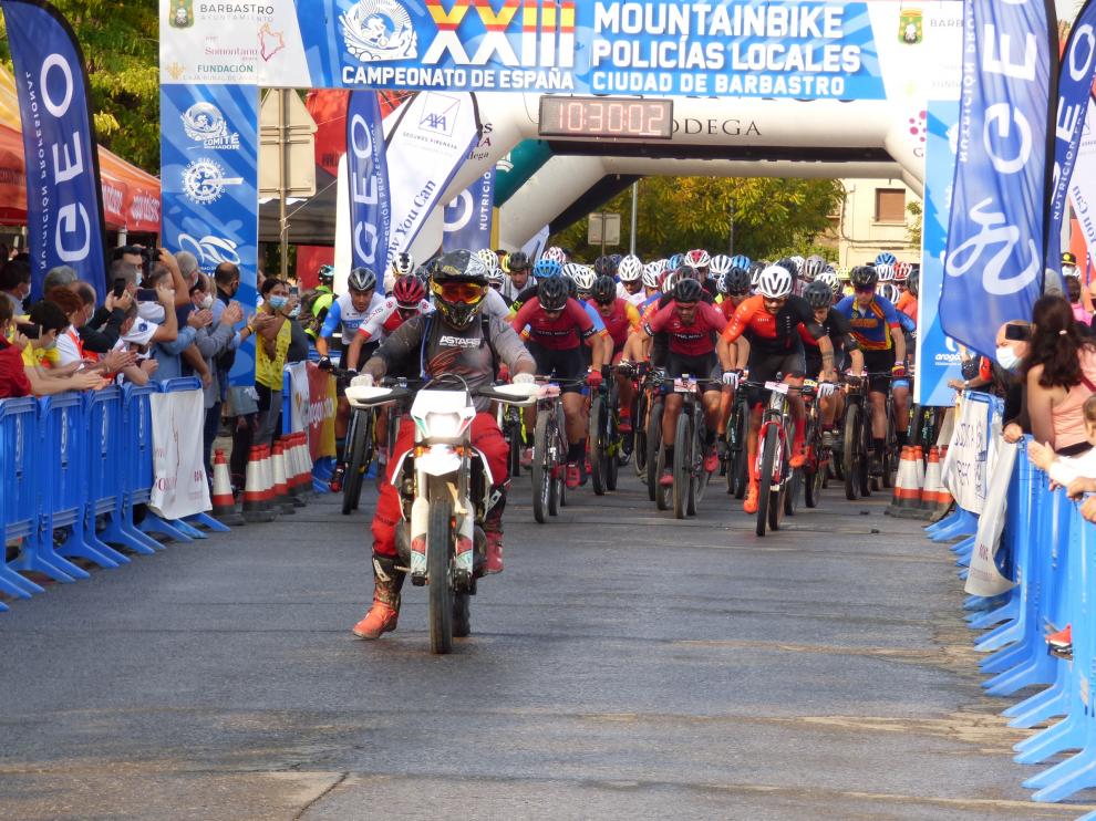 Imagen durante el XXIII Campeonato de España de Mountainbike “Ciudad de Barbastro”