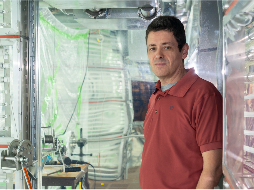 José Luis Jiménez en su laboratorio de la Universidad de Colorado.