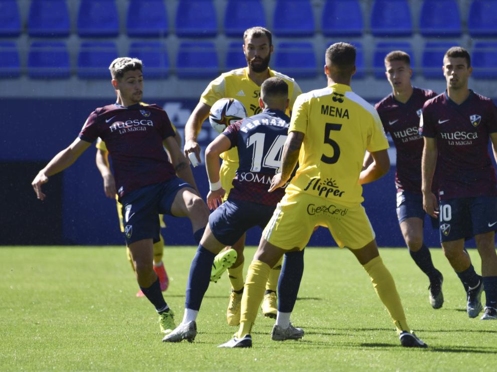 El Huesca B no ha podido pasar del empate ante el Formentera.