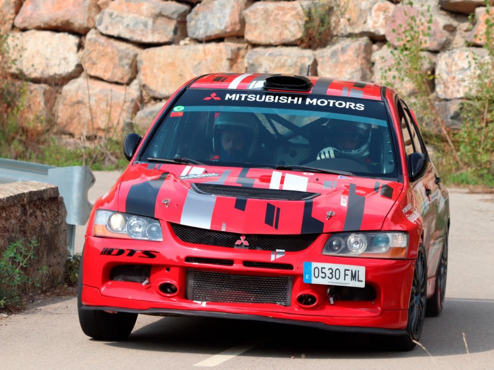 Bonillo y López, ganadores del Rallysprint de Nueno.