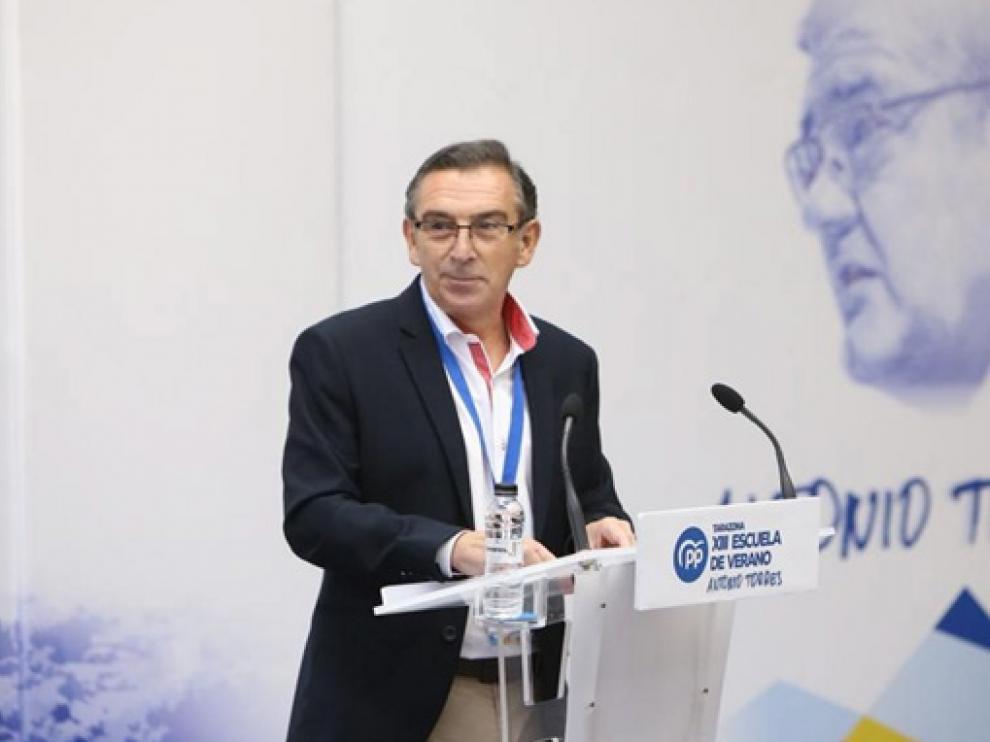 Luis María Beamonte, presidente del PP de Aragón