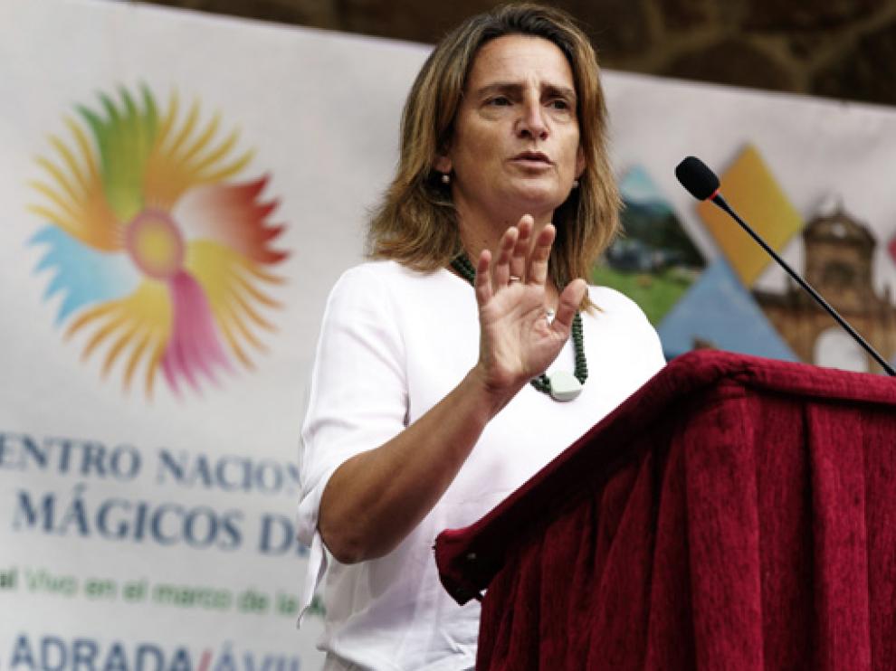 Teresa Ribera en la inauguración del Encuentro nacional de Pueblos Mágicos de España, celebrado en Valladolid este sábado