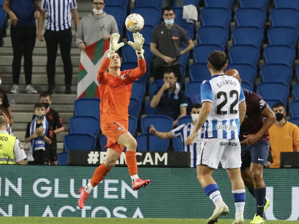 Andrés completó una destacada actuación ante la Real Sociedad B.