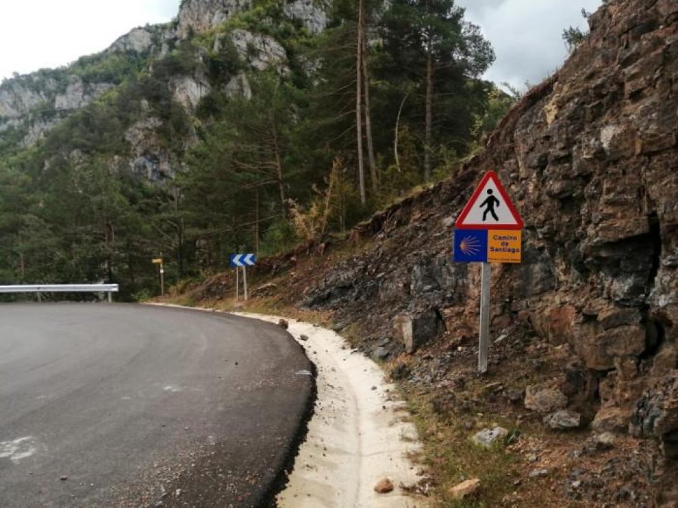 Mejora en los cruces del Camino de Santiago.