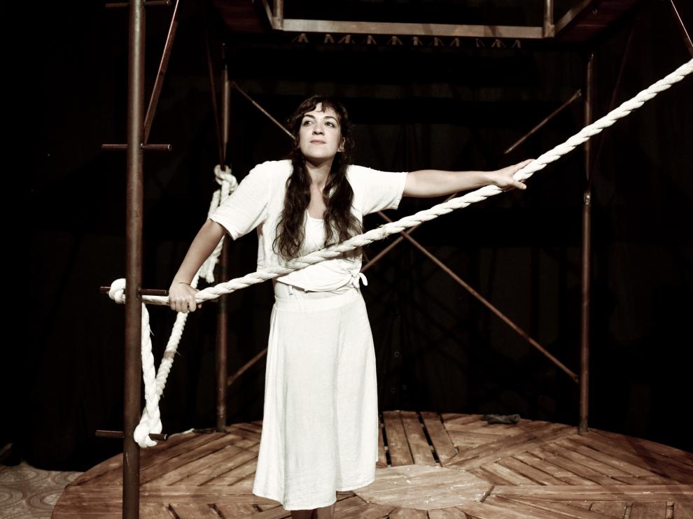 Alicia Buil es la creadora de esta obra de teatro musical que se representa a las 20 horas en Gerbe.