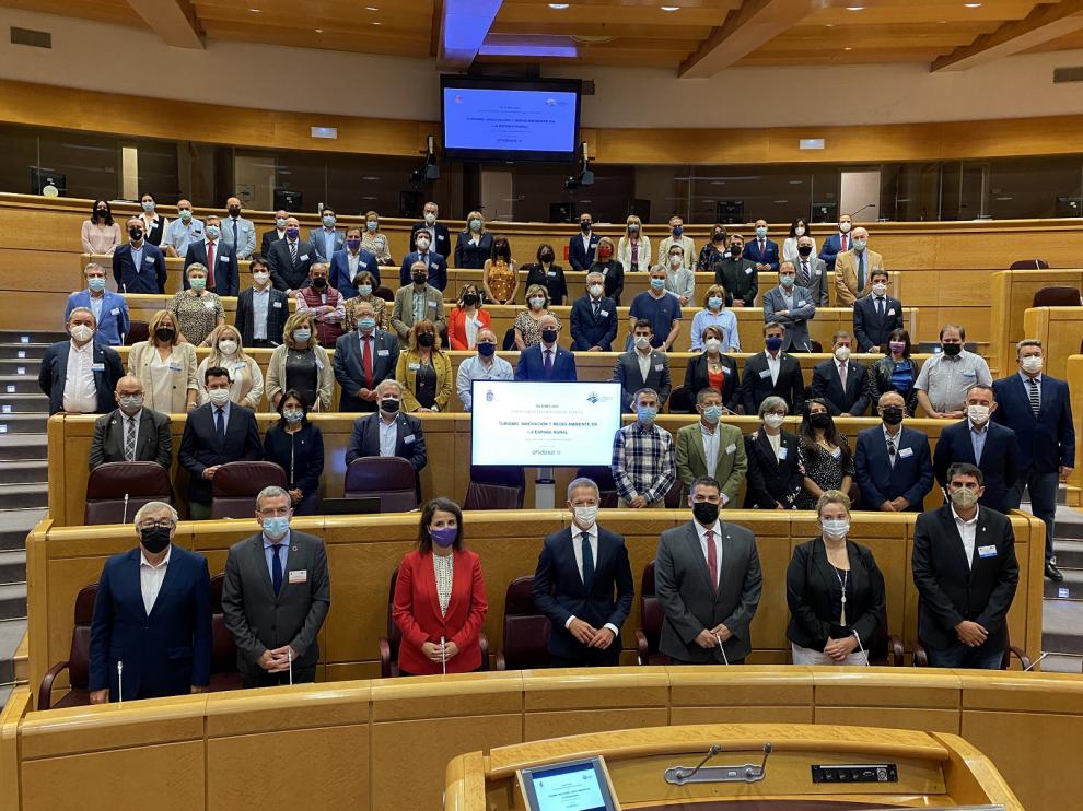 En la Jornada participaron siete localidades aragonesas y estuvo presidida por la reina Sofía.