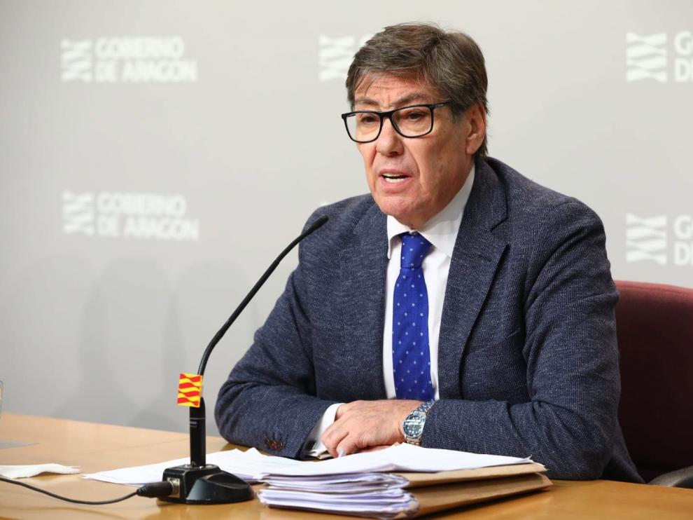 Arturo Aliaga, vicepresidente del Gobierno de Aragón.
