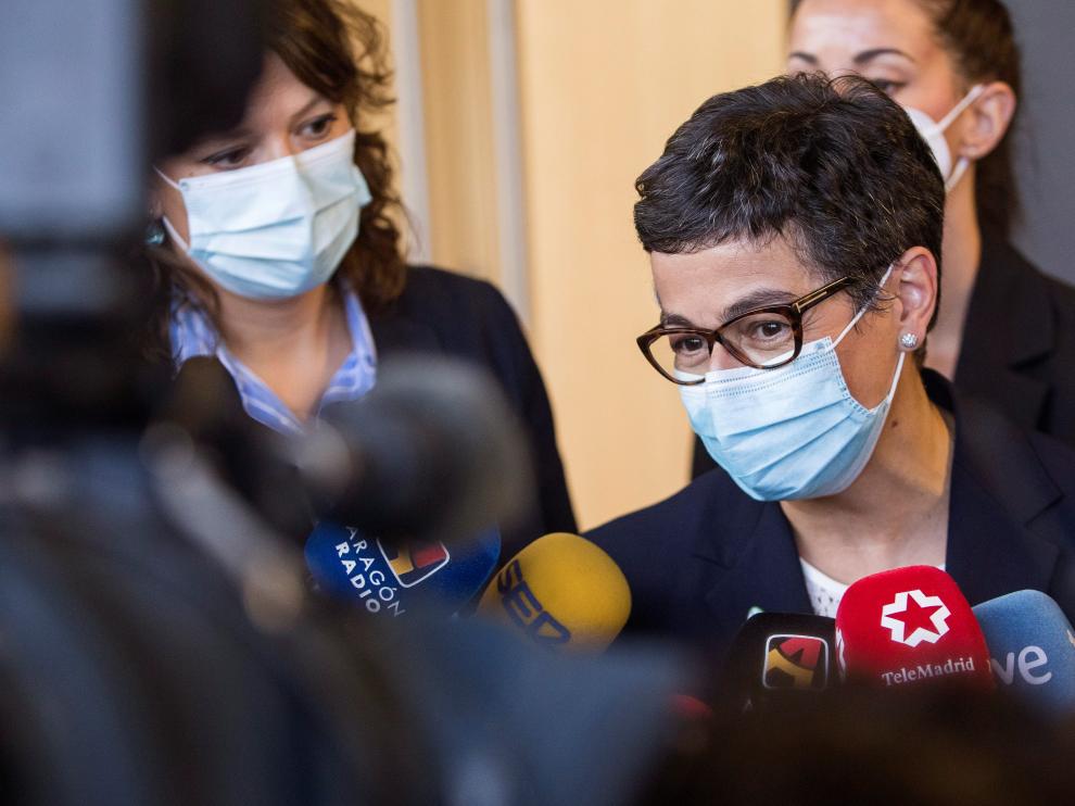 González-Laya ha respondido a las preguntas de los medios.