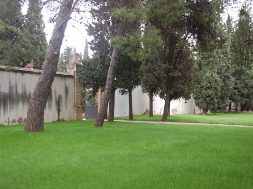 Interior del cementerio de Fraga