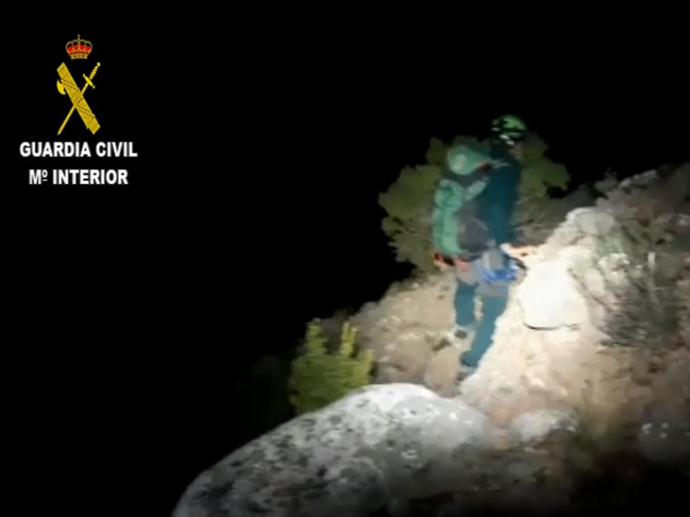 Captura de pantalla del vídeo remitido por la Guardia Civil.