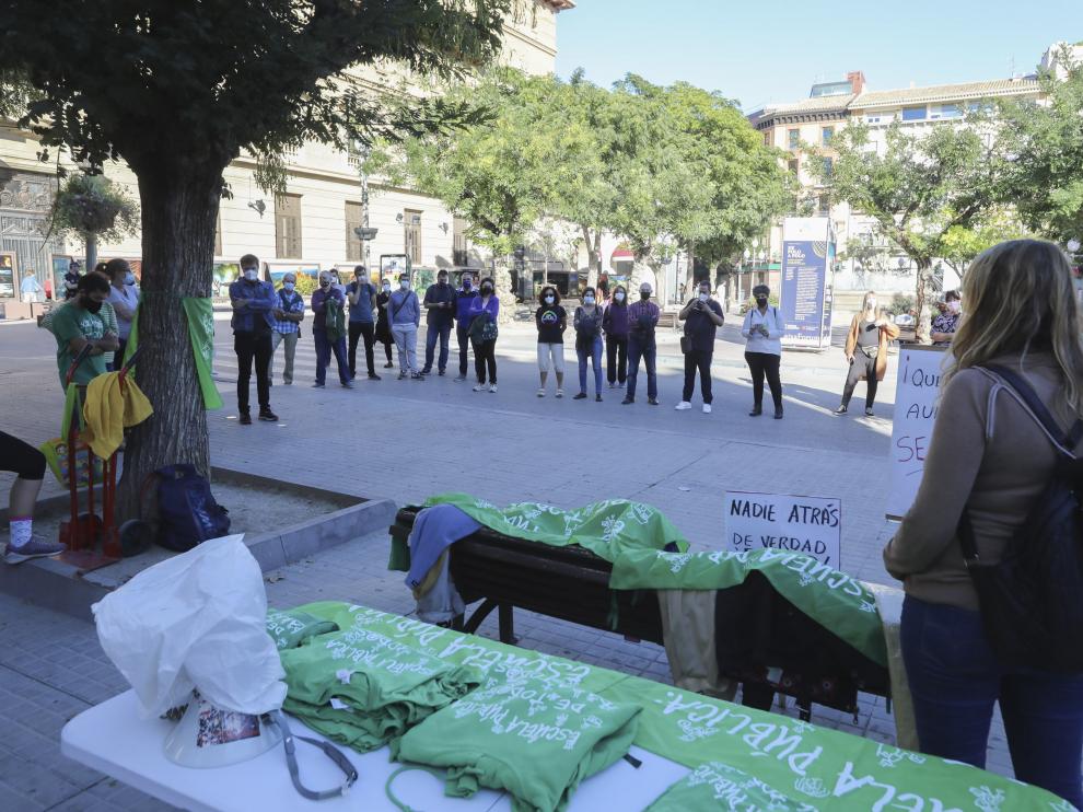 Concentración en defensa de la igualdad en la escuela pública