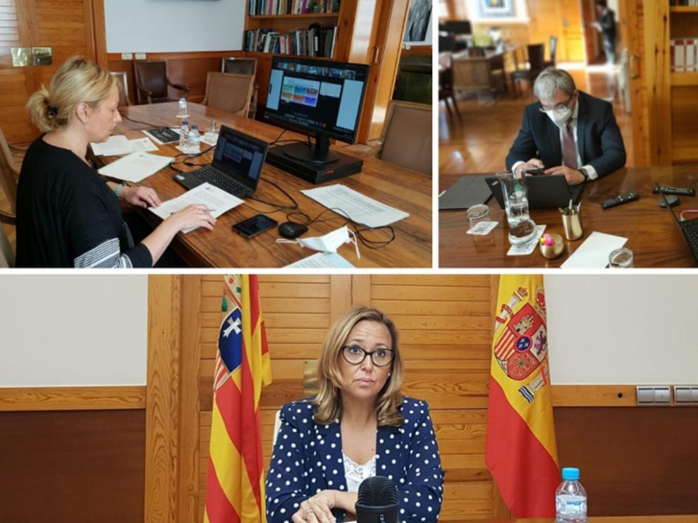 Imagen de la intersectorial celebrada ‘online’.