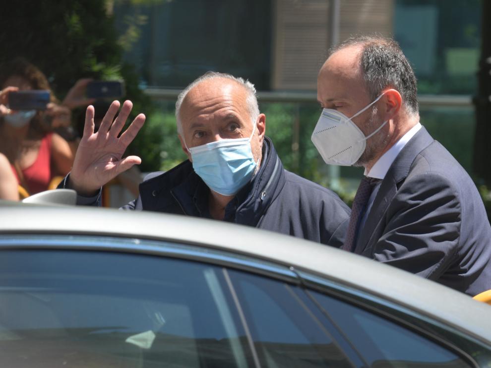 José Luis Moreno sale de la Audiencia Nacional tras quedar en libertad, el pasado 1 de julio.