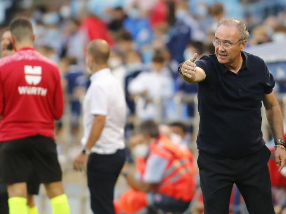 JIM, entrenador del Zaragoza.