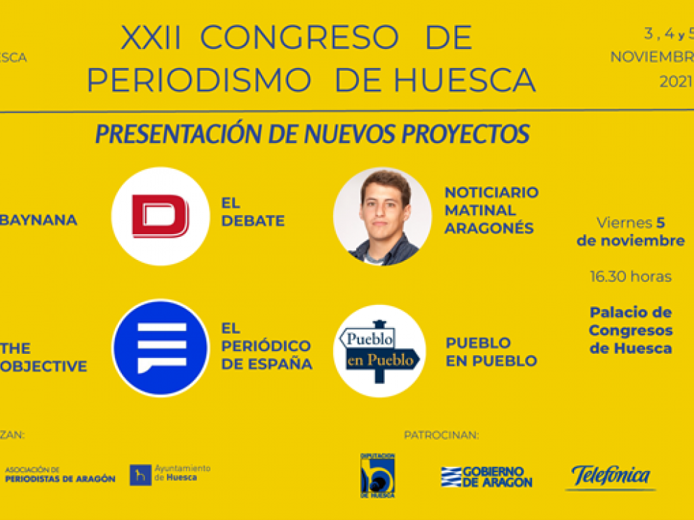Nuevos proyectos en el Congreso de Periodismo de Huesca