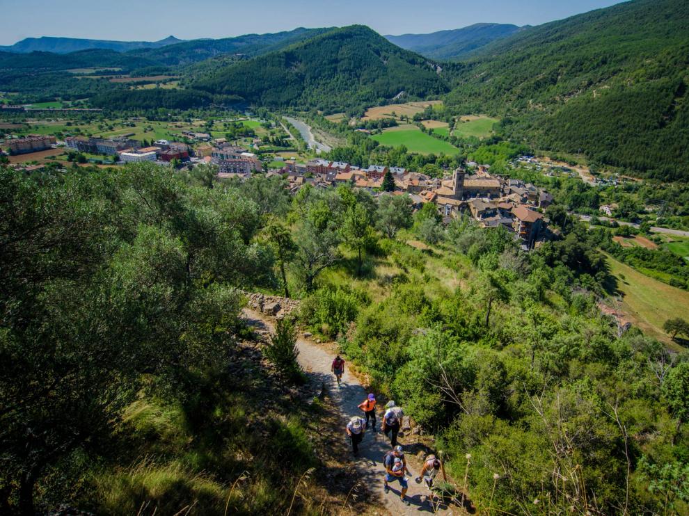 Vista de Boltaña.