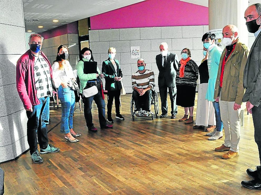 Algunos de los asistentes a las jornadas celebradas en el Hotel Reina Felicia de Jaca.
