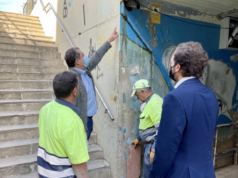 Ya han comenzado los trabajos para la mejora del subterráneo de la estación de tren.