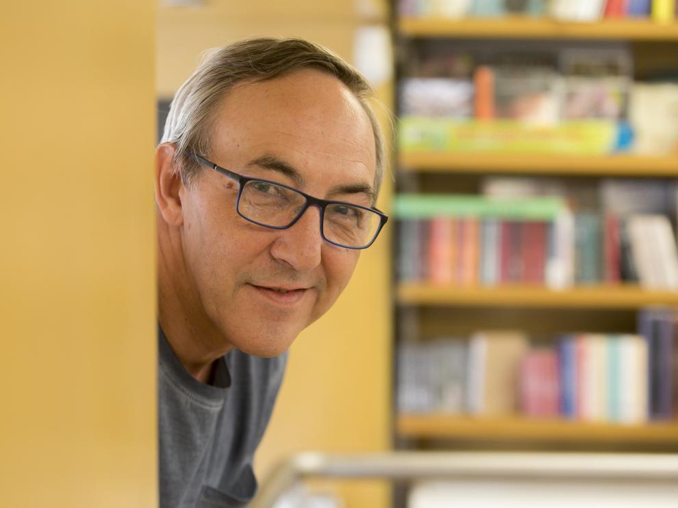 Chema Aniés, coordinador de la Feria del Libro de Huesca.
