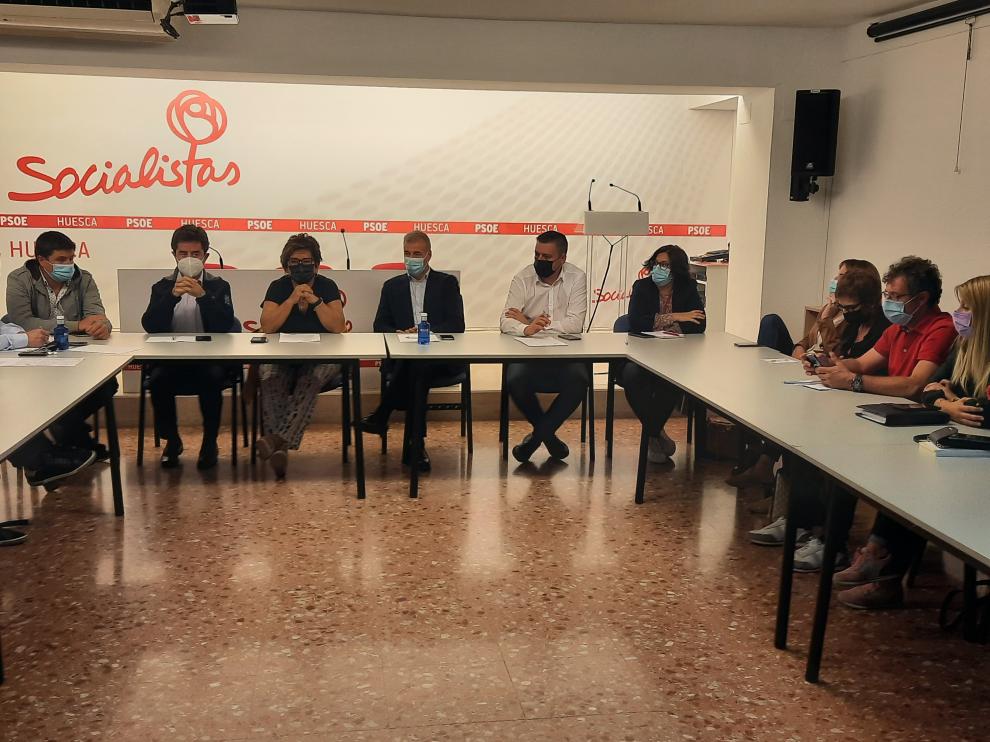 La Federación Socialista Altoaragonesa celebraba este miércoles Comisión Ejecutiva Provincial.