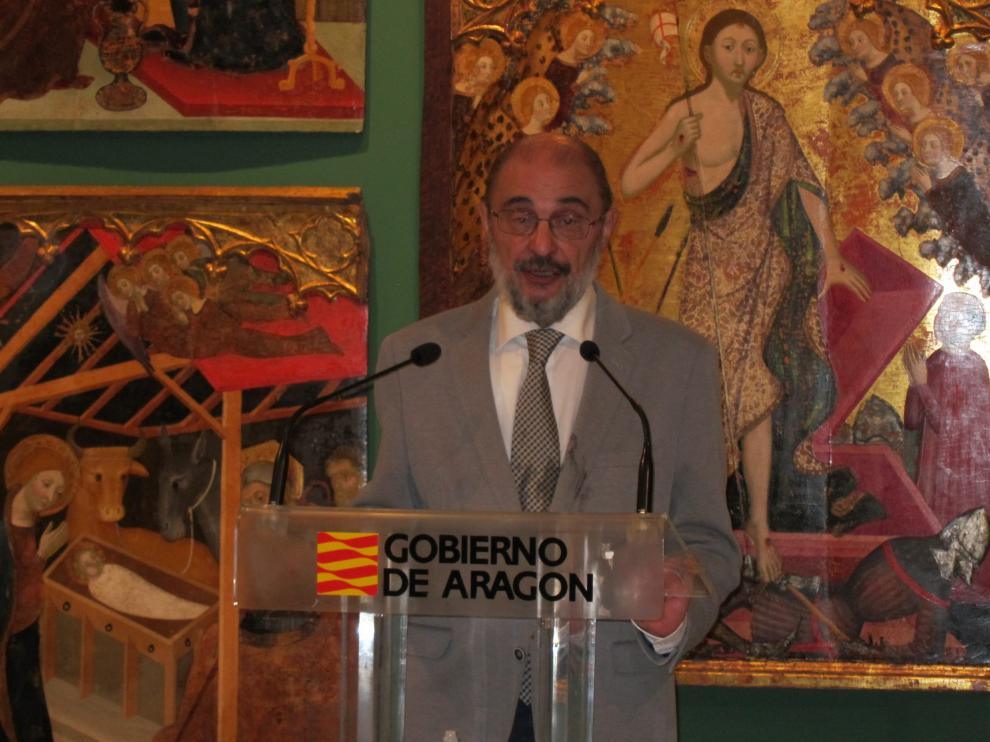 Javier Lambán, presidente de Aragón.