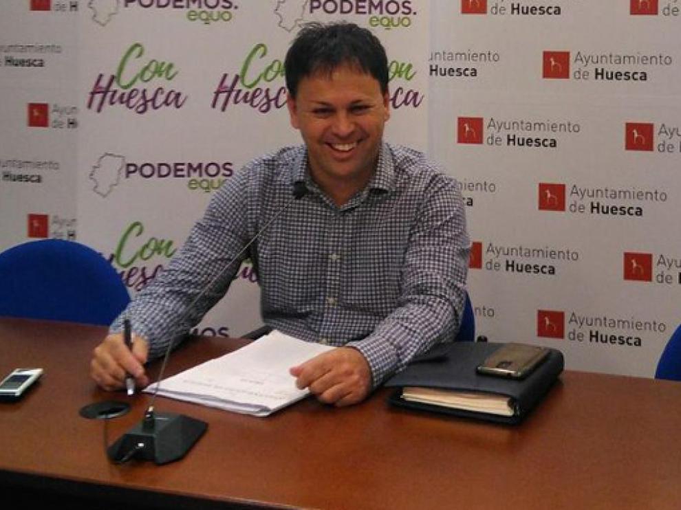 Óscar Sipán, portavoz del grupo municipal.