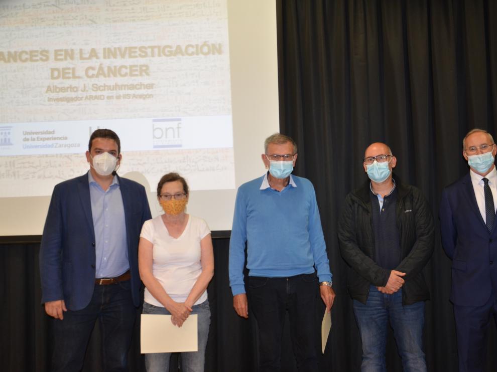 Entrega de diplomas en el acto de este martes.