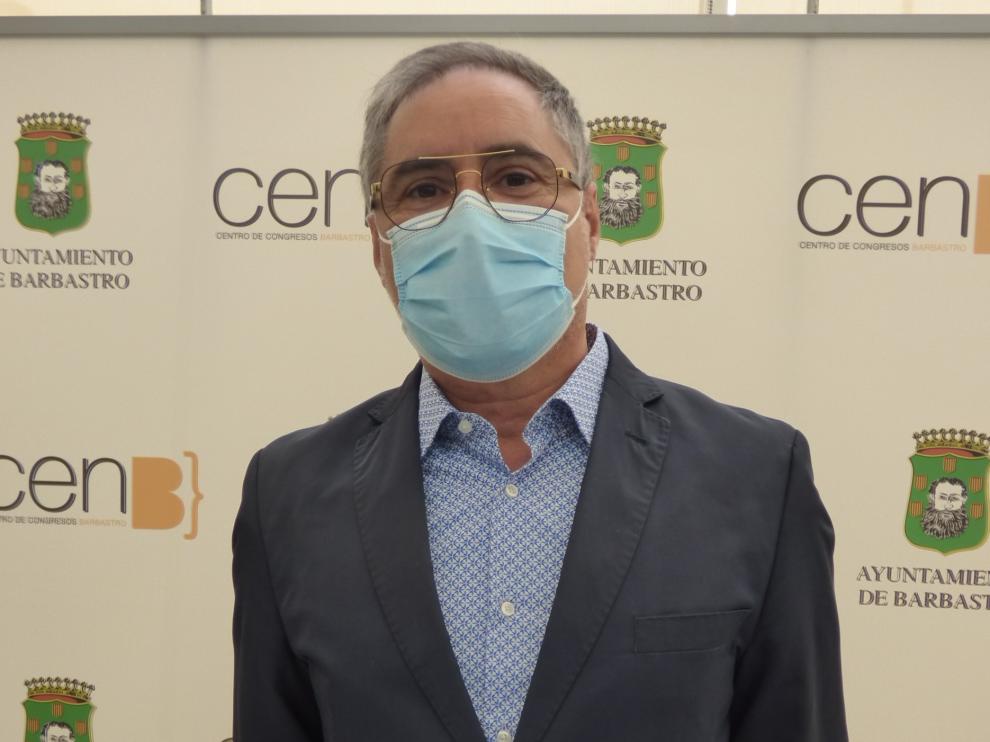 El presidente de la Asociación de Hostelería de Huesca, Carmelo Bosque