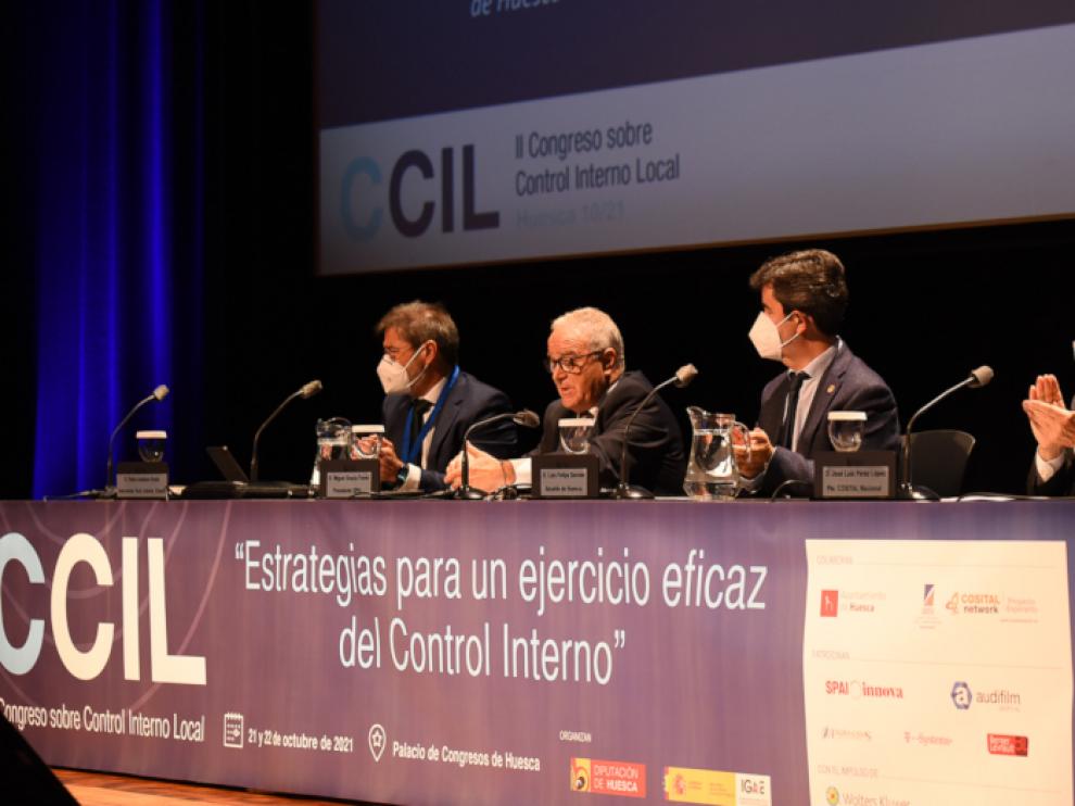 Gracia durante la inauguración del Congreso.