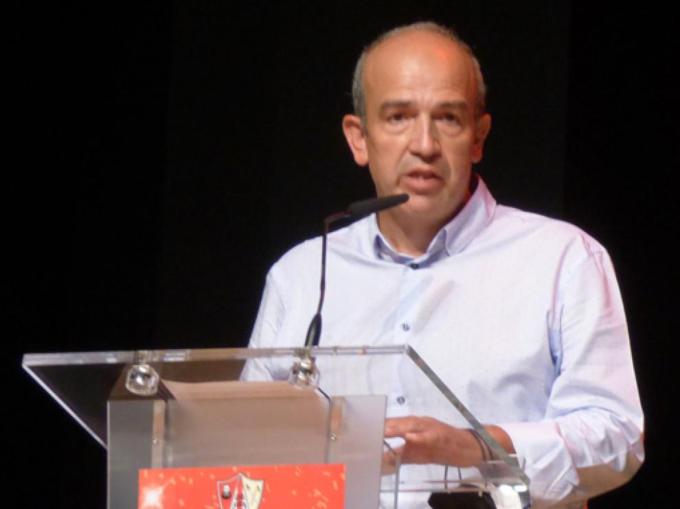 Rafael Torres, presidente de la UD Barbastro