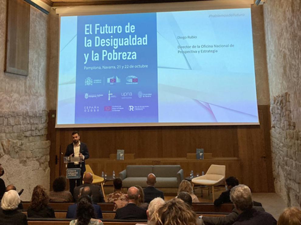 Un momento de la jornada "El Futuro de la Desigualdad y la Pobreza" este jueves