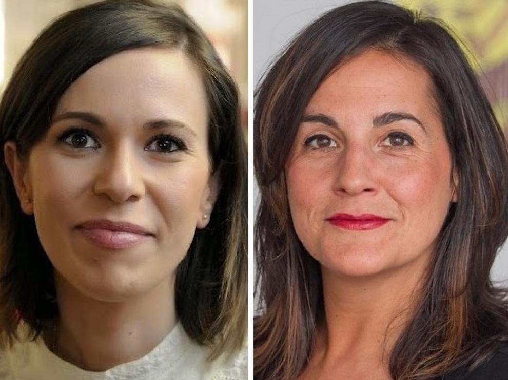 Ángeles Caballero y Pilar Álvarez