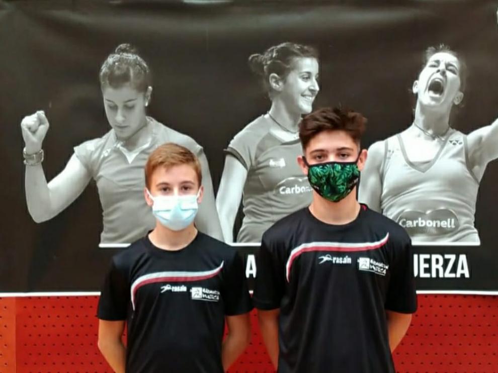 Raúl Bergua y Gonzalo Isábal, en un torneo reciente.