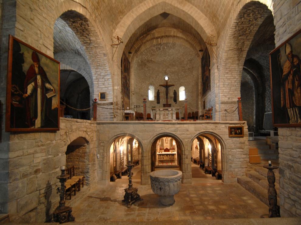 Patrimonio Cultural del Gobierno de Aragón ha iniciado esta misma semana los trabajos en la catedral de Roda de Isábena.